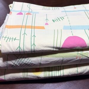 The Land of Nod Multicolor Duvet Cover & Sheets